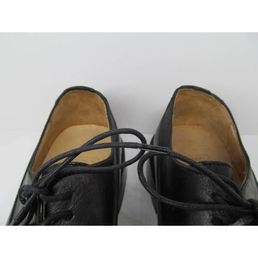 Coach Malone Mens Black Leather Split Toe Derbys Size US 8 D Made In Italy